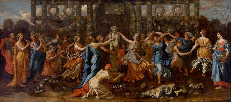 Nicolas Poussin Hymenaios Disguised as a Woman During an Offering to Priapus china oil painting image